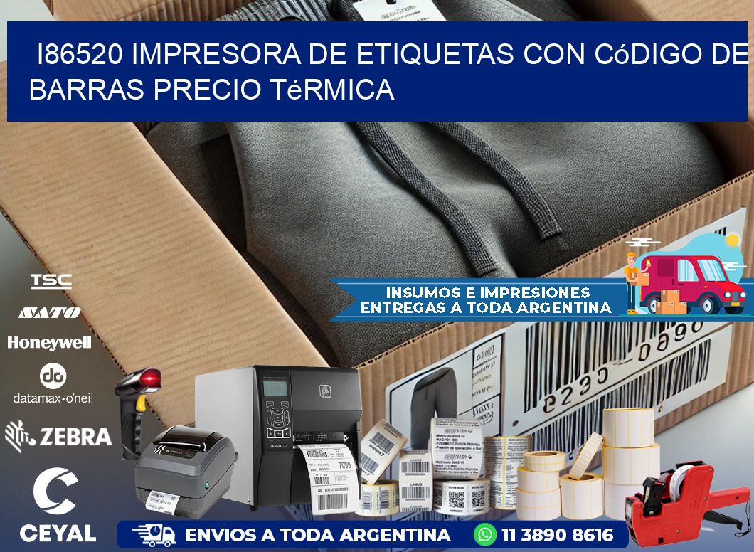 i86520 impresora de etiquetas con código de barras precio térmica