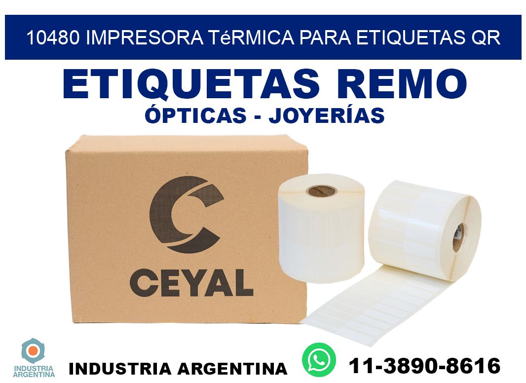 10480 impresora térmica para etiquetas QR