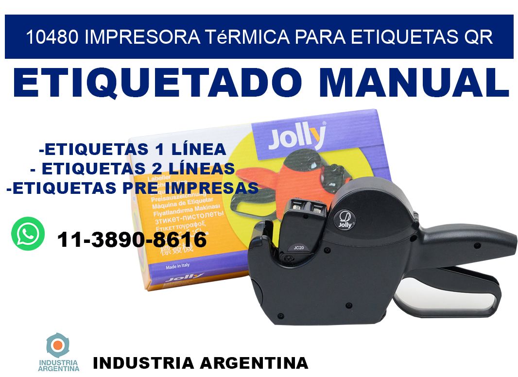 10480 impresora térmica para etiquetas QR