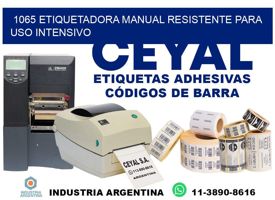 1065 etiquetadora manual resistente para uso intensivo
