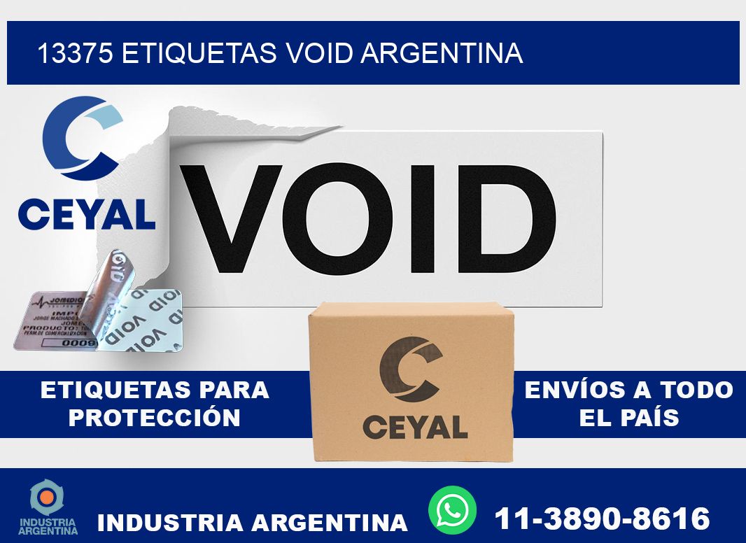 13375 etiquetas void argentina