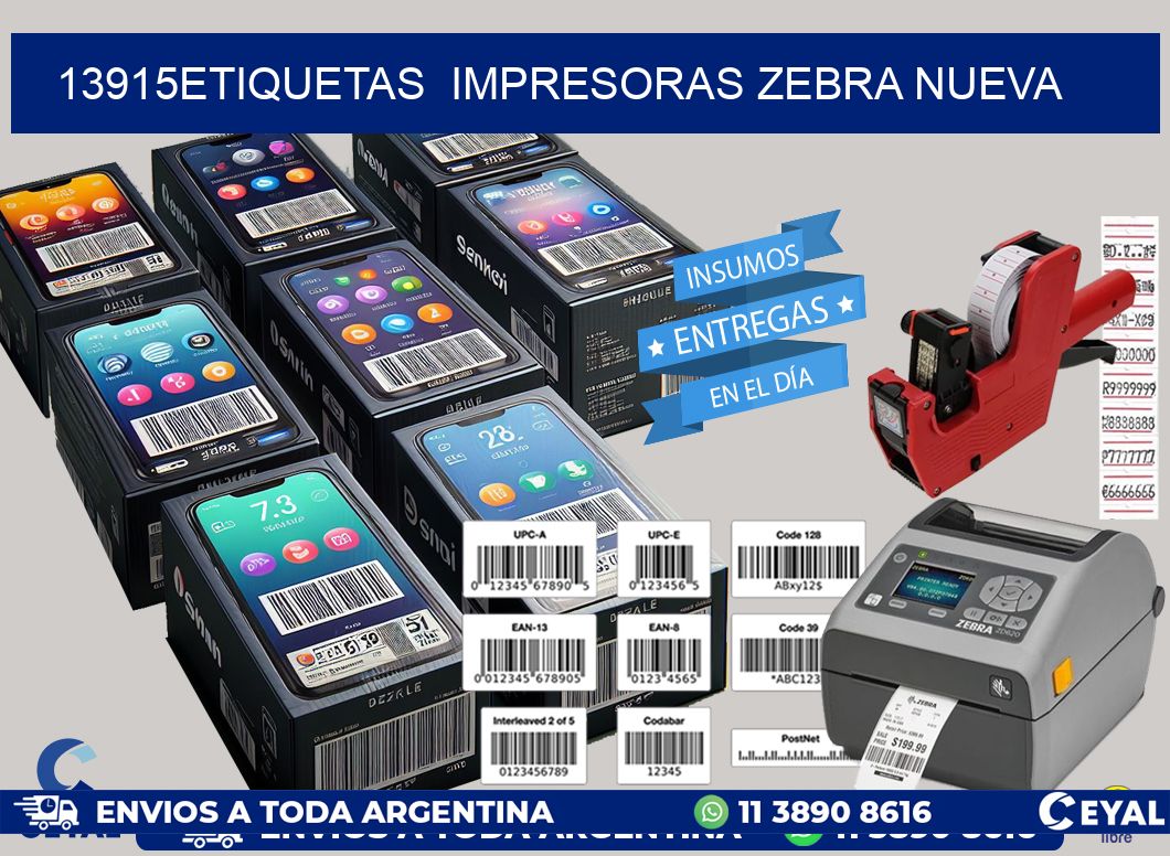13915etiquetas impresoras zebra nueva
