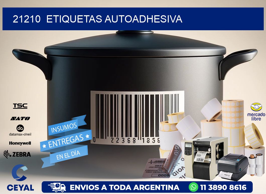 21210 etiquetas autoadhesiva