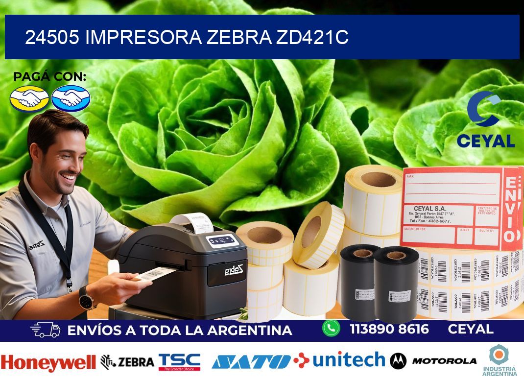24505 Impresora Zebra zd421c