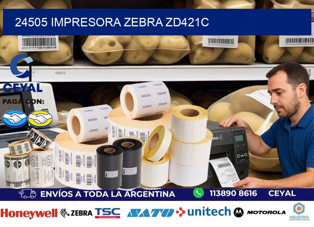 24505 Impresora Zebra zd421c