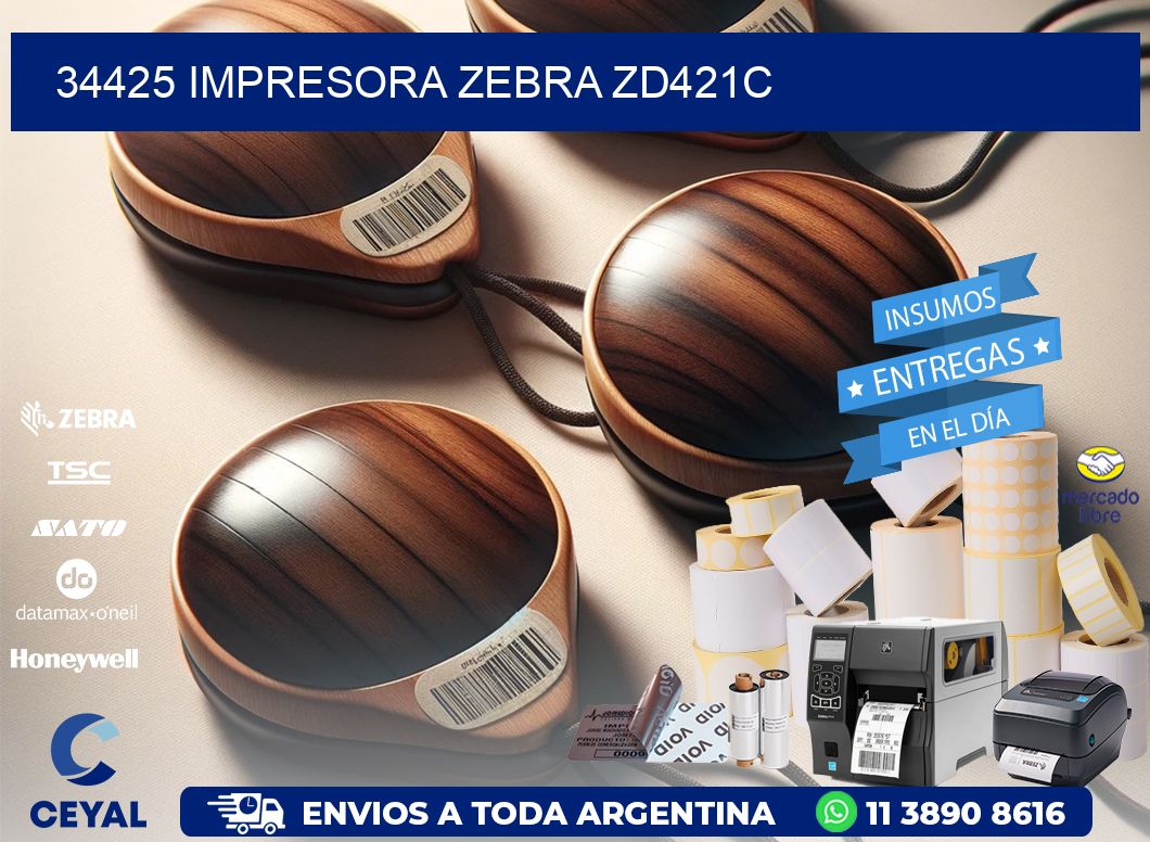 34425 Impresora Zebra zd421c