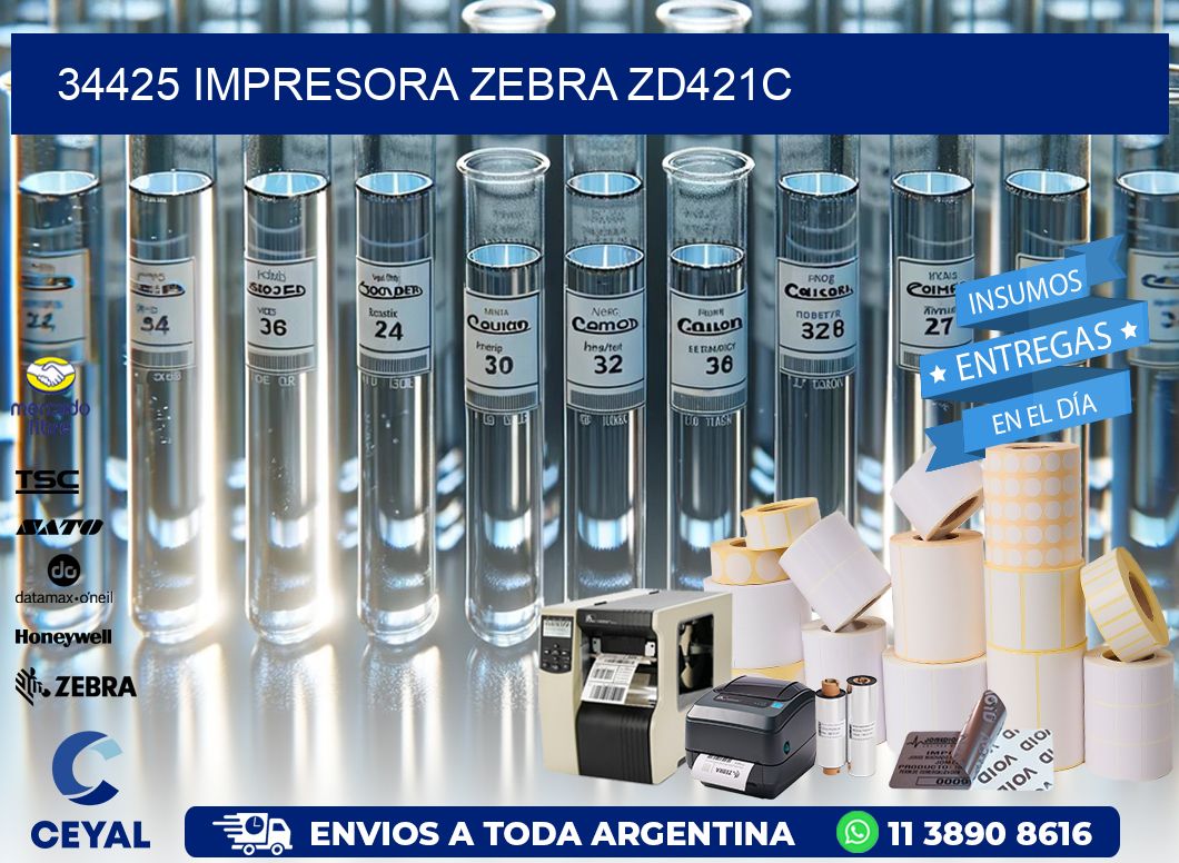 34425 Impresora Zebra zd421c