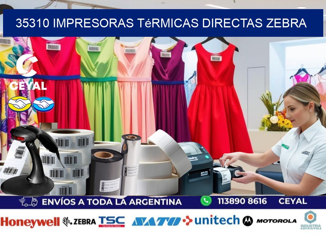 35310 impresoras térmicas directas zebra