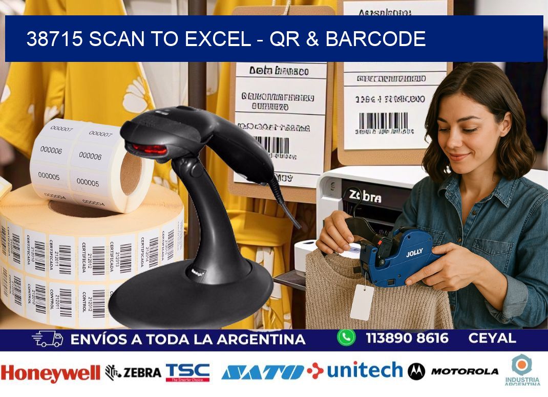 38715 Scan to Excel - QR & Barcode