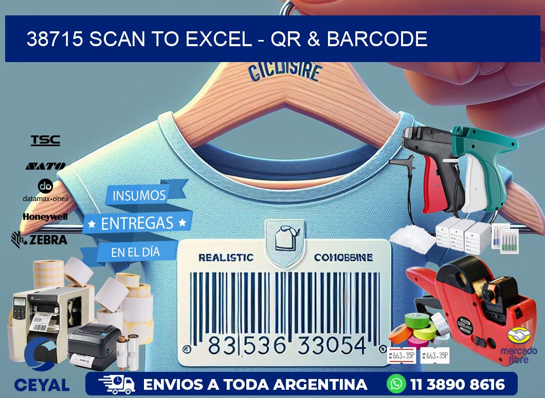 38715 Scan to Excel – QR & Barcode