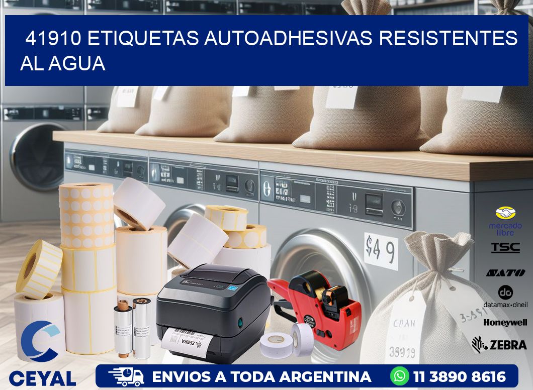 41910 etiquetas autoadhesivas resistentes al agua