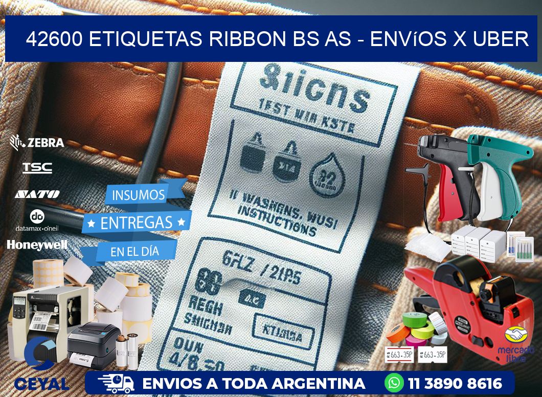 42600 etiquetas ribbon bs as – envíos x uber
