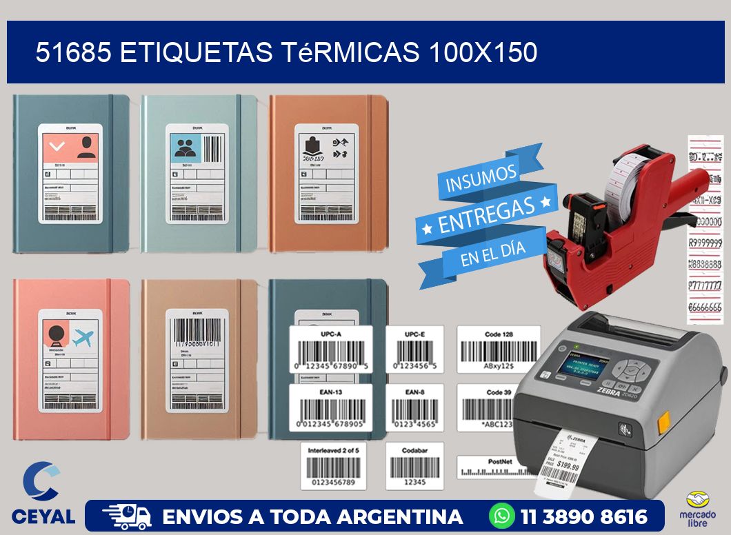 51685 etiquetas térmicas 100x150