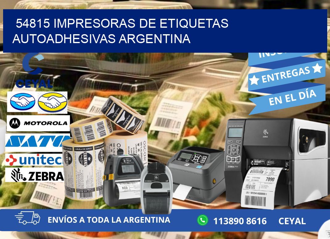 54815 Impresoras de etiquetas autoadhesivas argentina