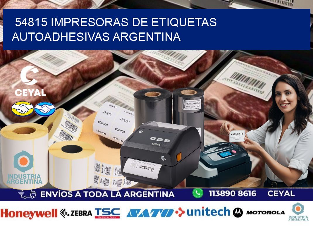 54815 Impresoras de etiquetas autoadhesivas argentina