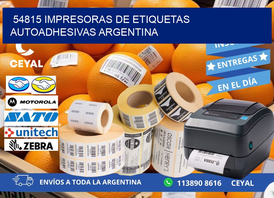 54815 Impresoras de etiquetas autoadhesivas argentina