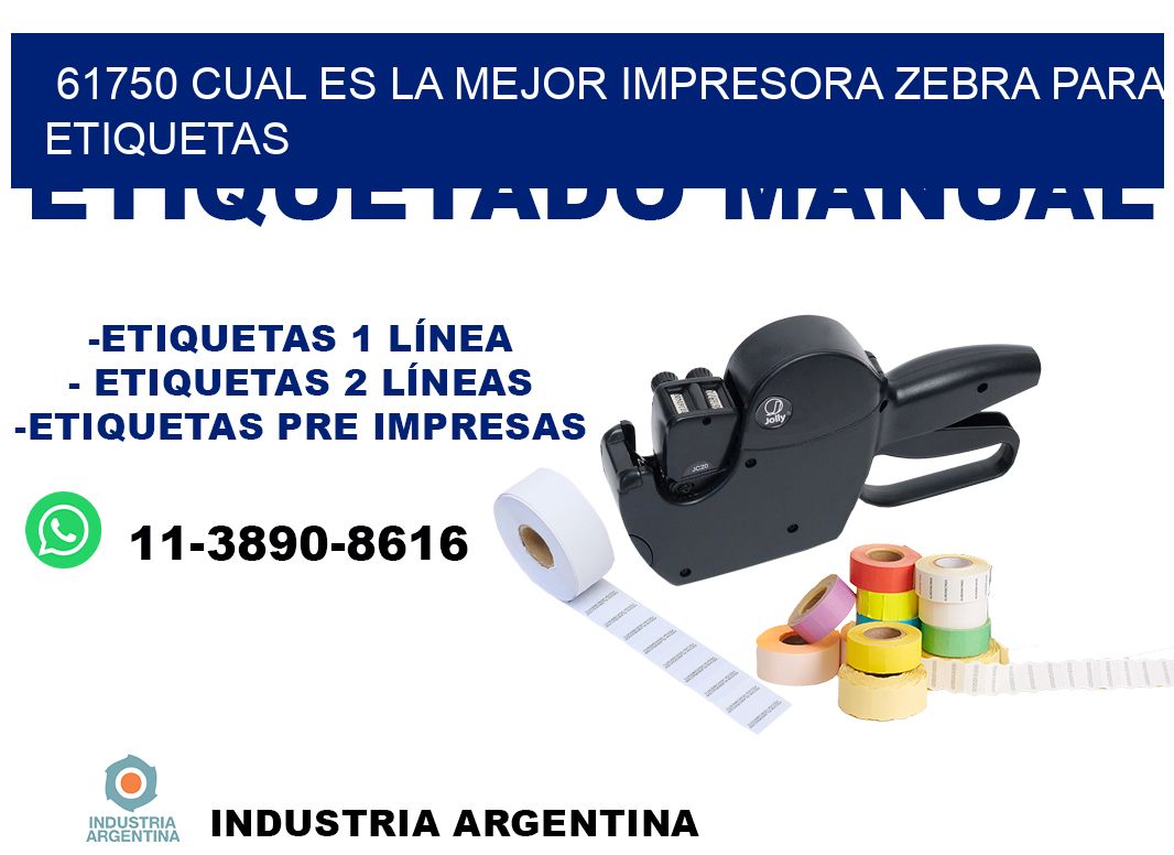 61750 cual es la mejor impresora zebra para etiquetas