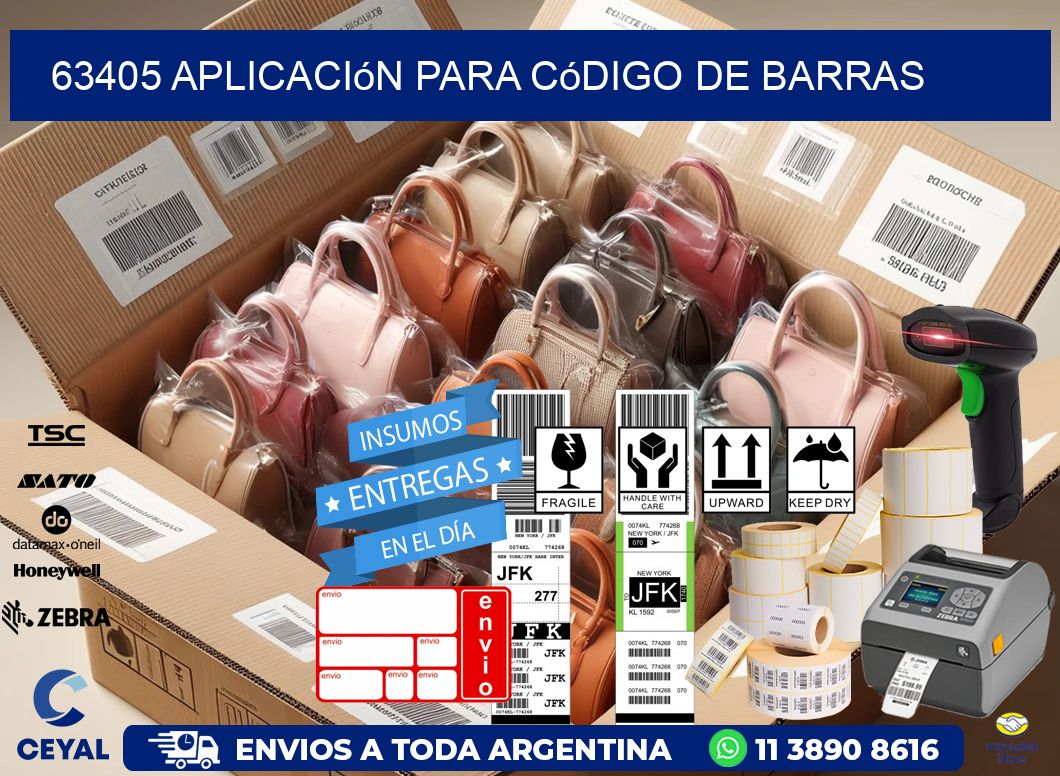 63405 Aplicación para código de barras