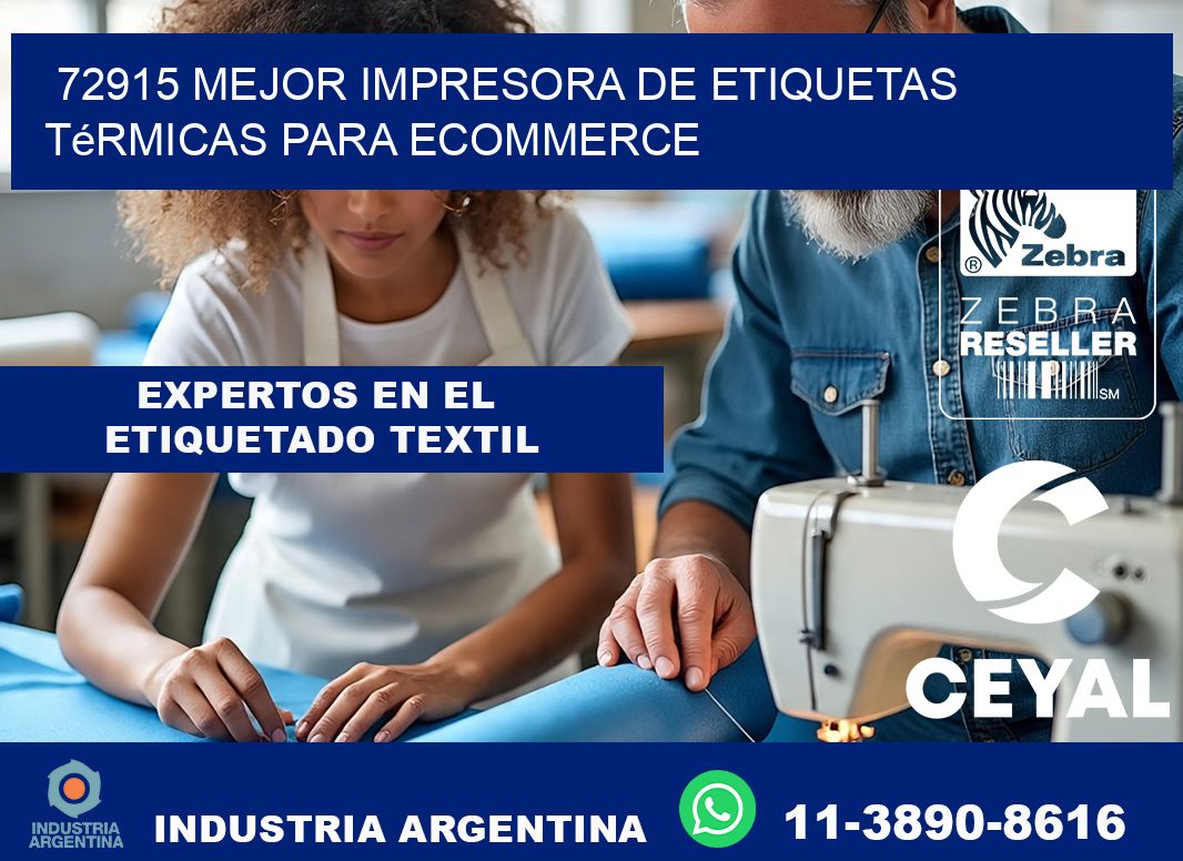 72915 mejor impresora de etiquetas térmicas para ecommerce