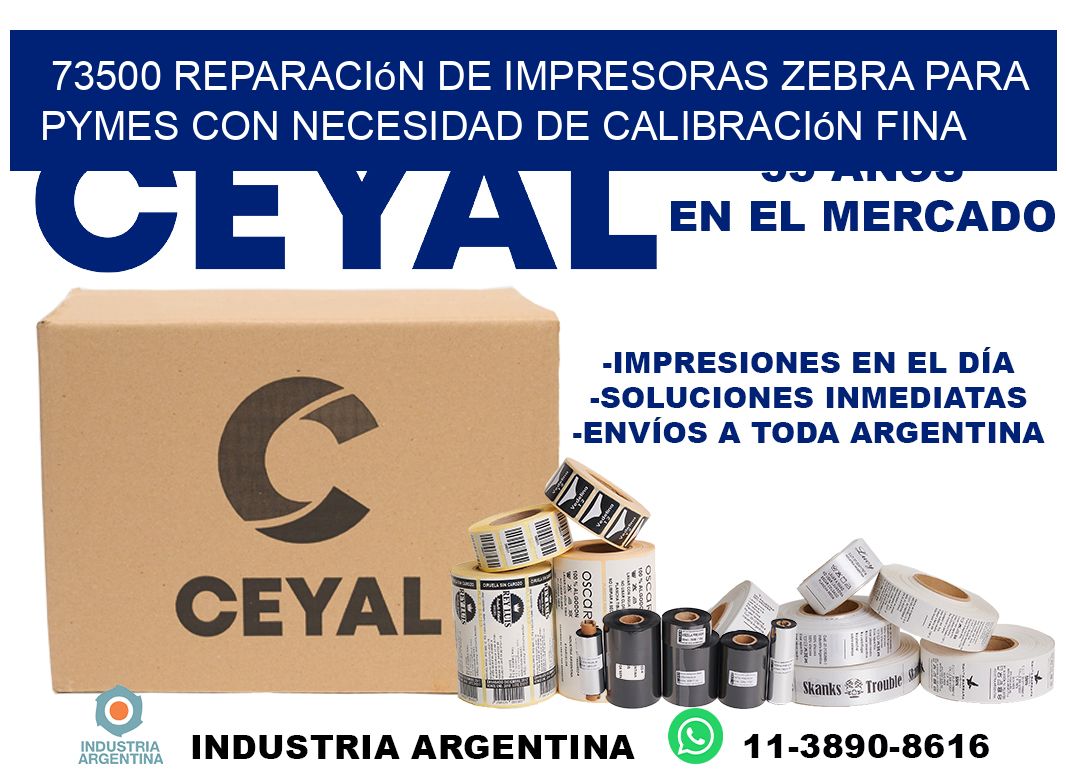 73500 reparación de impresoras zebra para pymes con necesidad de calibración fina