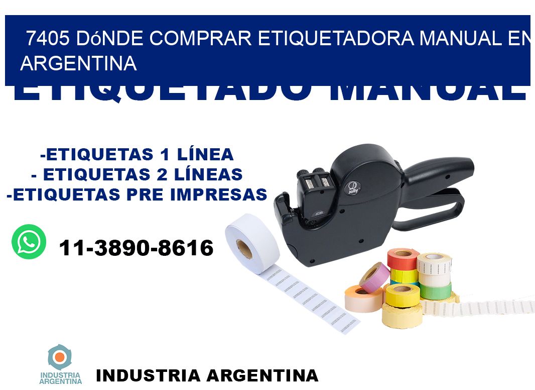 7405 dónde comprar etiquetadora manual en argentina