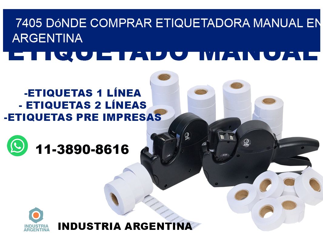 7405 dónde comprar etiquetadora manual en argentina