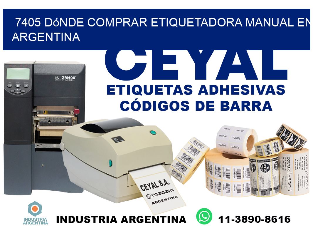 7405 dónde comprar etiquetadora manual en argentina