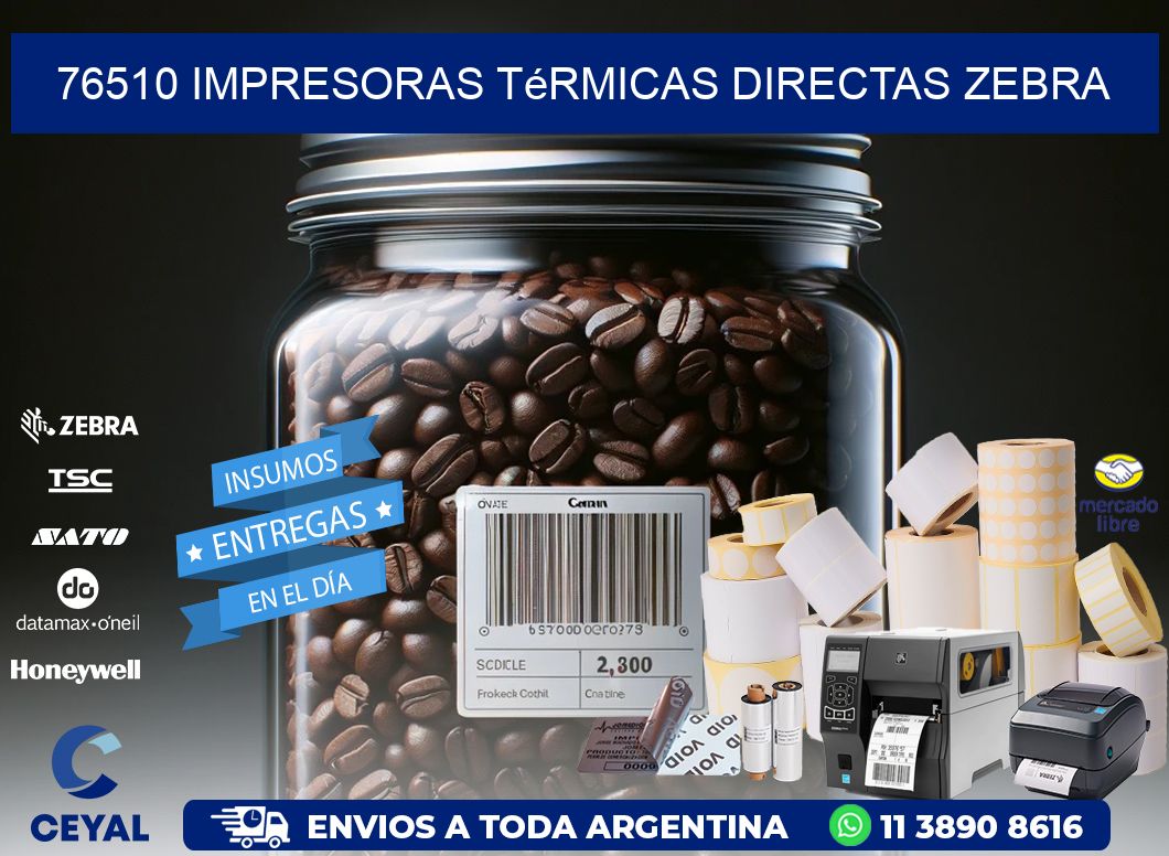 76510 impresoras térmicas directas zebra