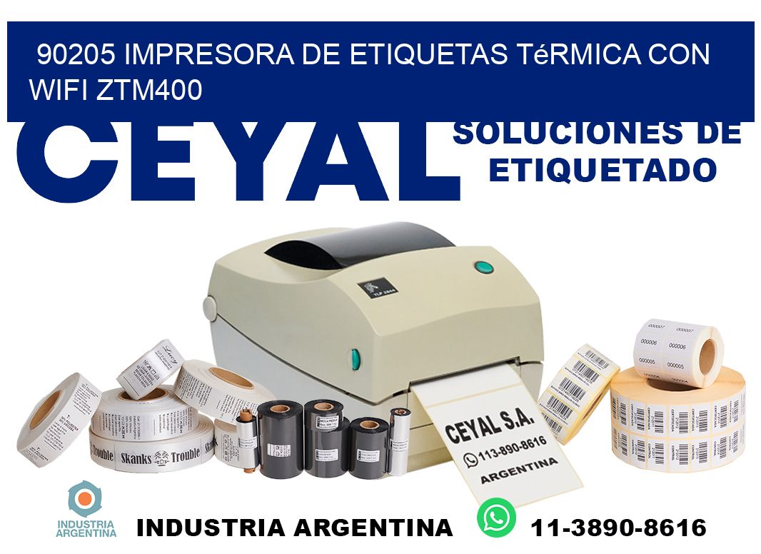 90205 impresora de etiquetas térmica con wifi ZTM400