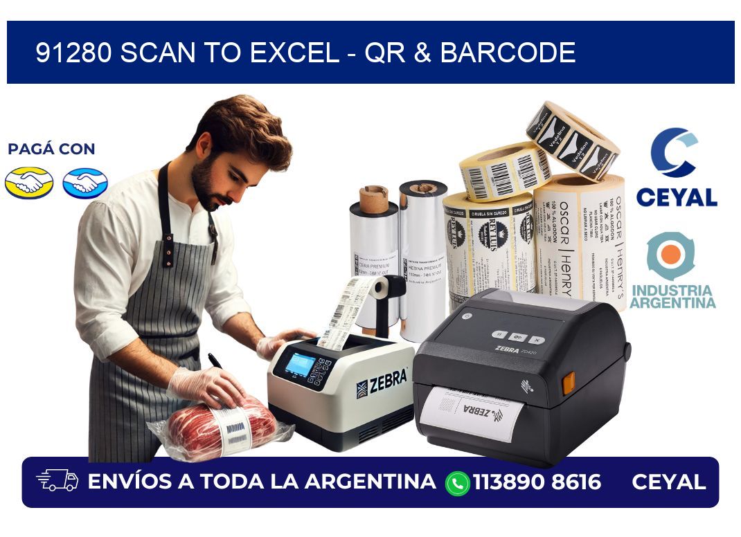 91280 Scan to Excel - QR & Barcode