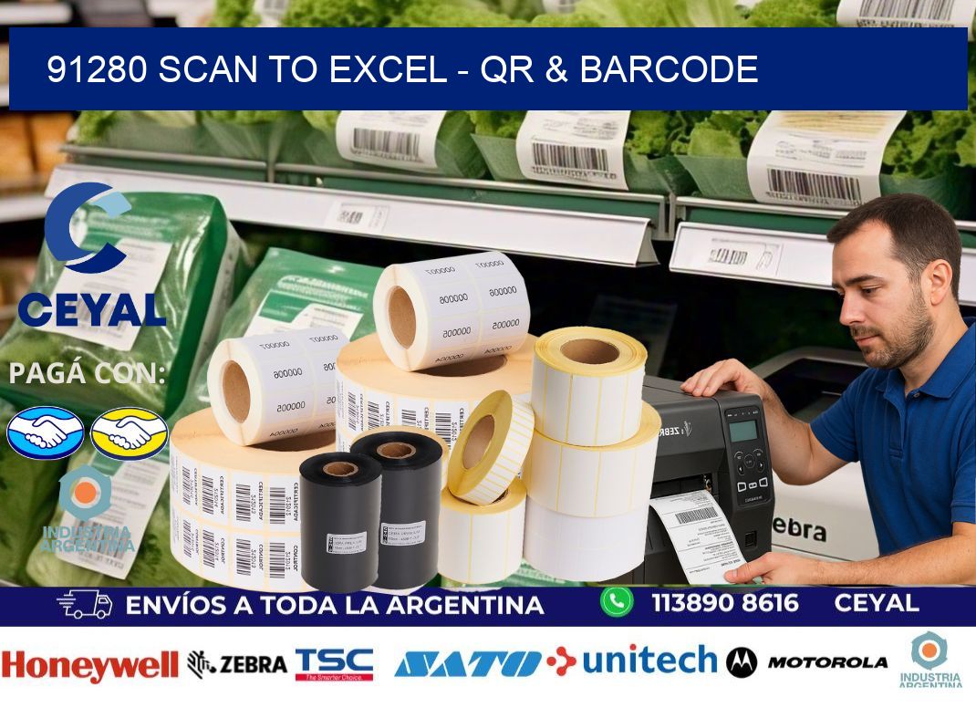 91280 Scan to Excel – QR & Barcode