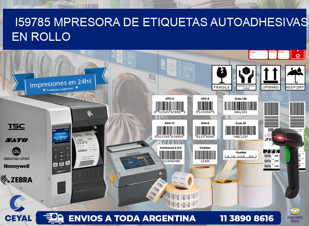 I59785 mpresora de etiquetas autoadhesivas en rollo