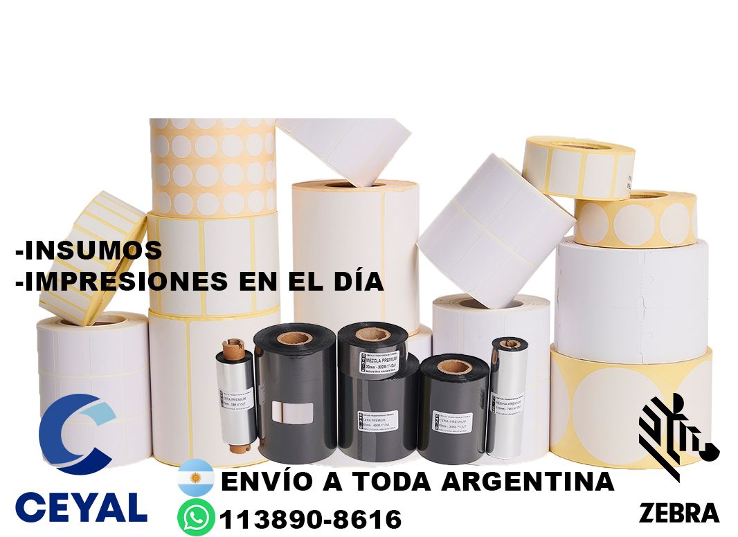 impresora industrial + 79965 etiquetas + ribbon