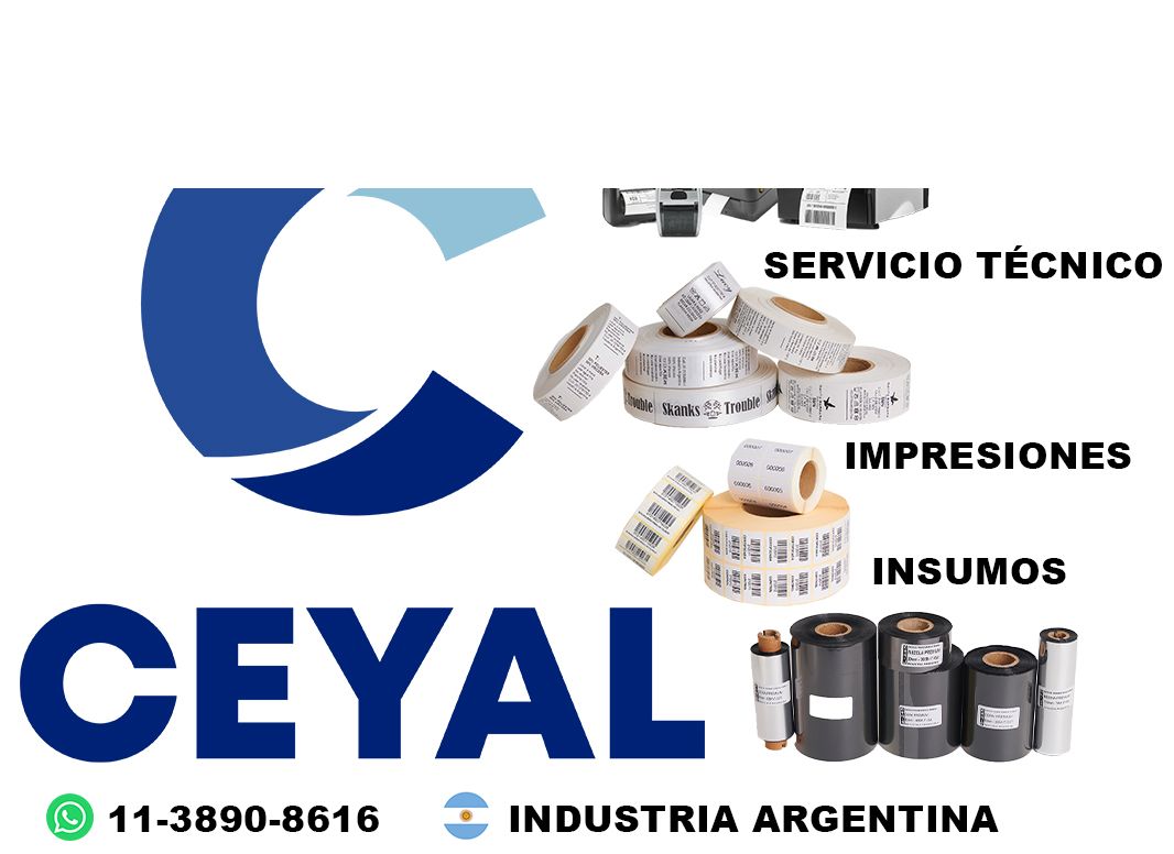 impresora industrial + 95895 etiquetas + ribbon