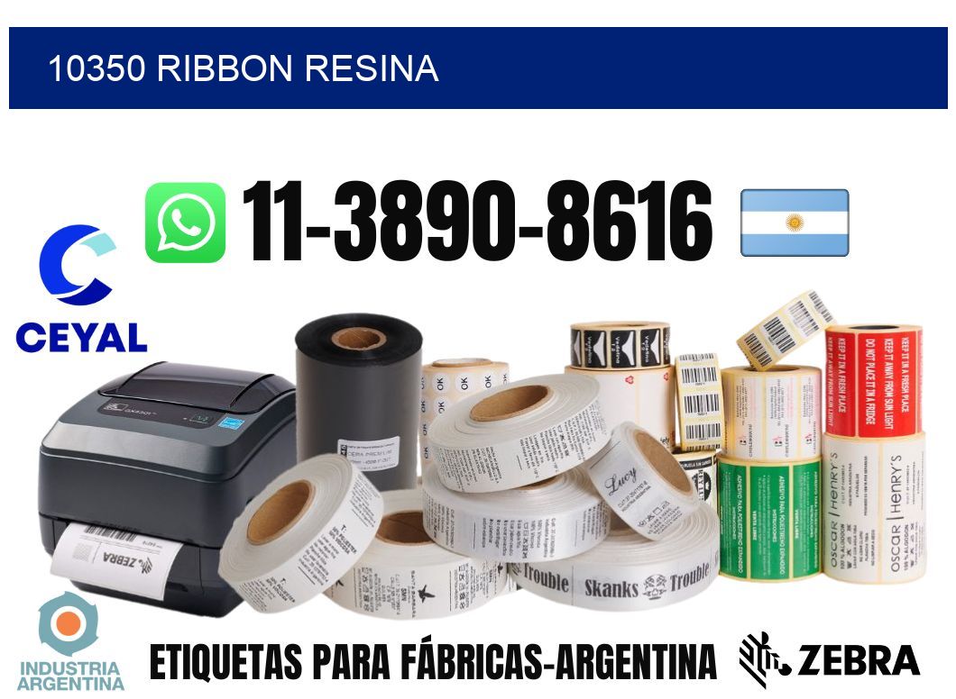 10350 ribbon resina