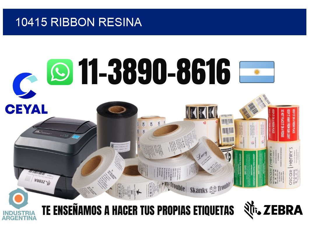 10415 ribbon resina