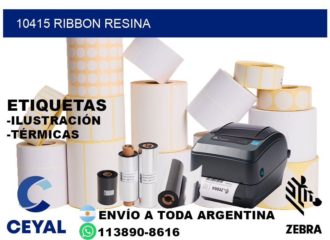 10415 ribbon resina