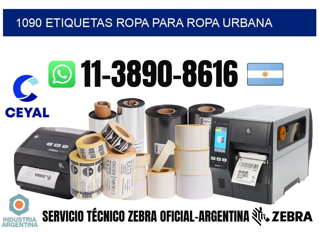 1090 Etiquetas ropa para ropa urbana