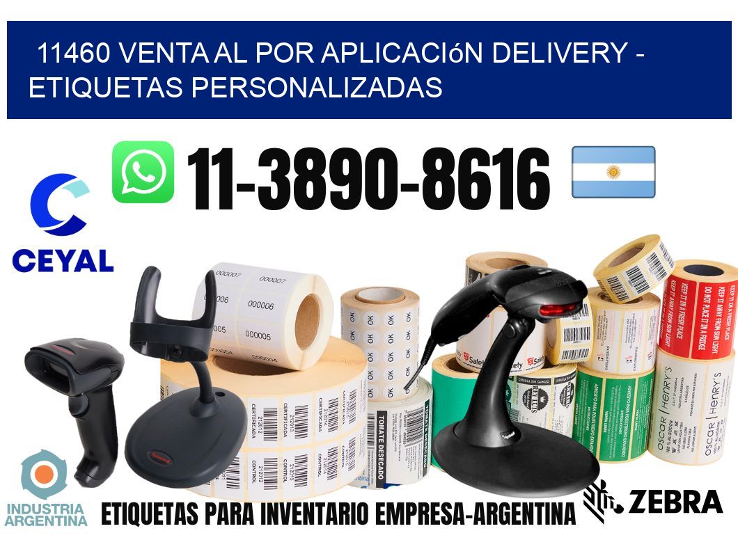 11460 Venta al Por Aplicación delivery - Etiquetas Personalizadas