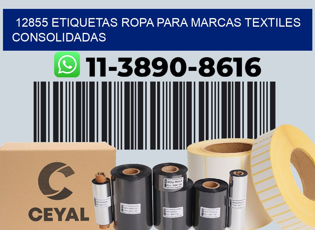 12855 Etiquetas ropa para marcas textiles consolidadas