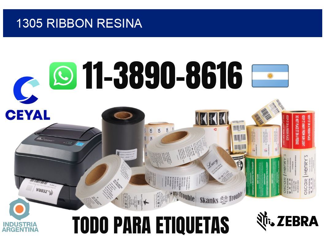 1305 ribbon resina