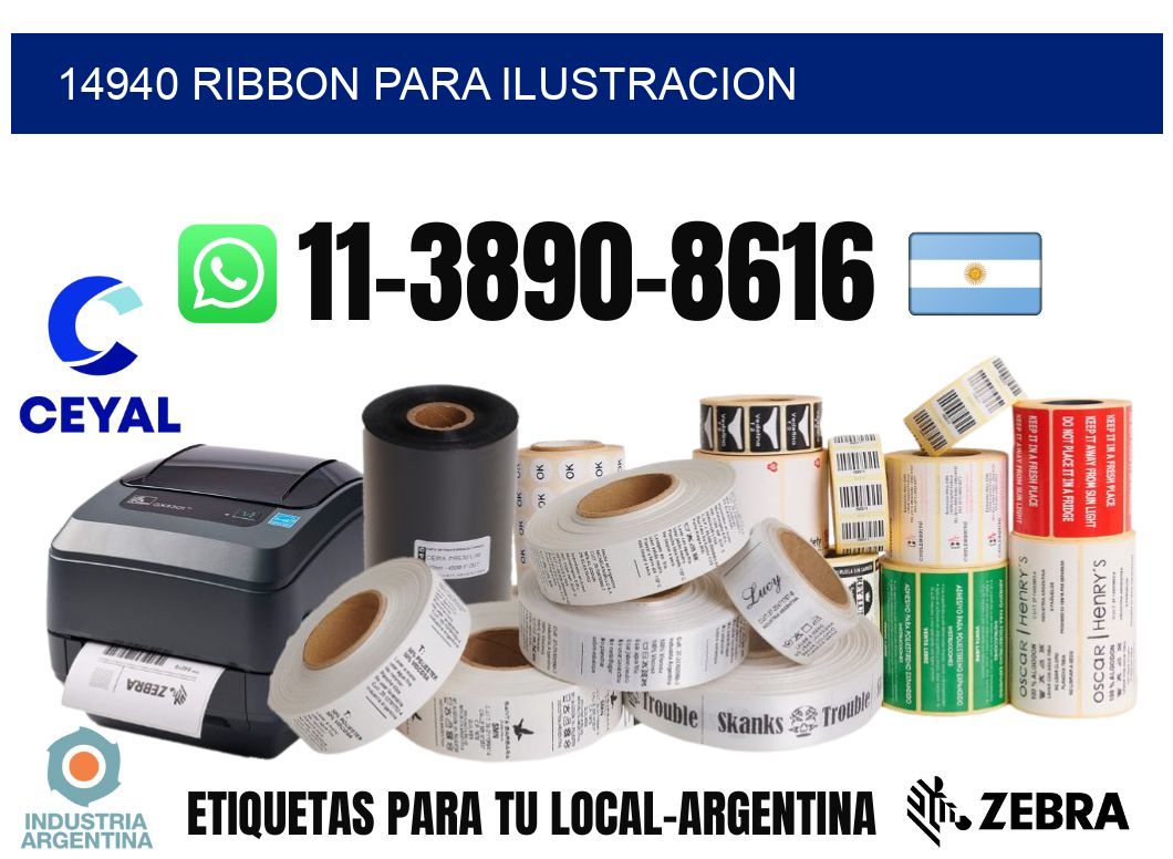 14940 ribbon para ilustracion
