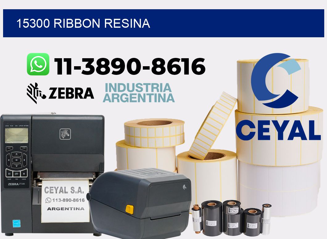 15300 ribbon resina