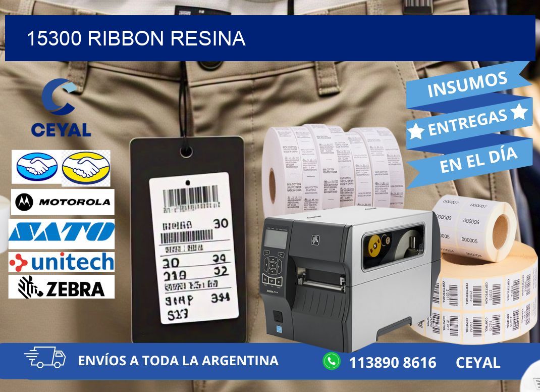 15300 ribbon resina