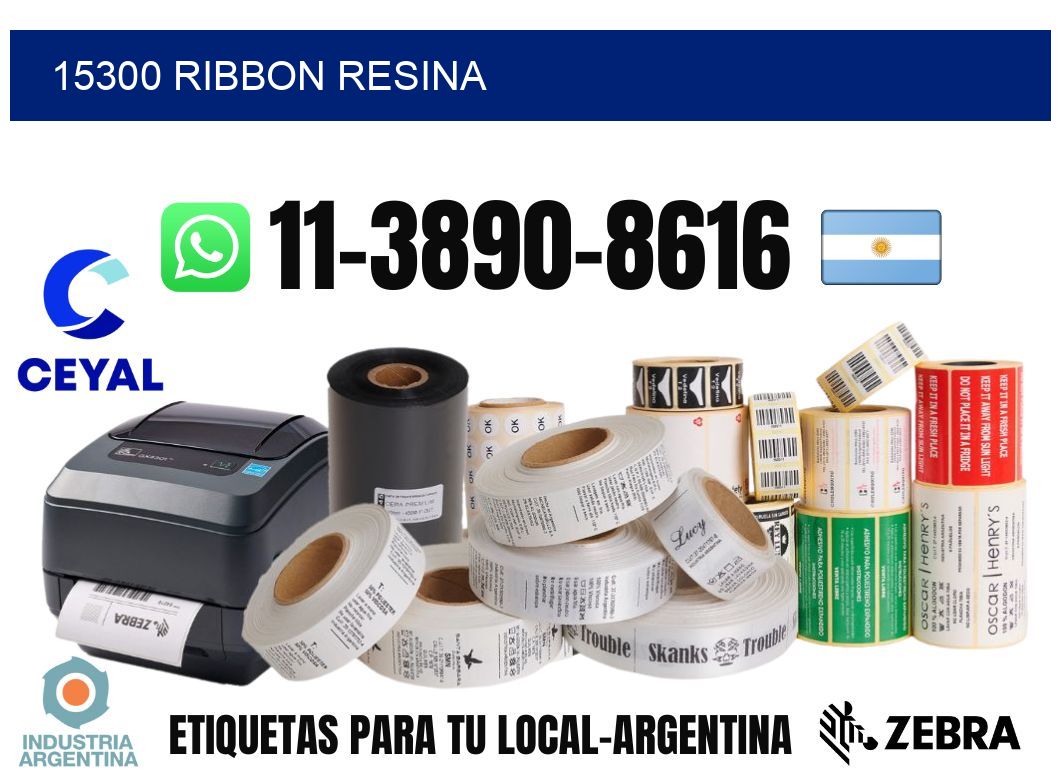 15300 ribbon resina