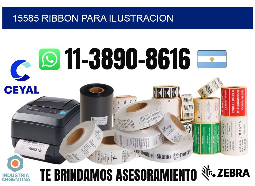 15585 ribbon para ilustracion