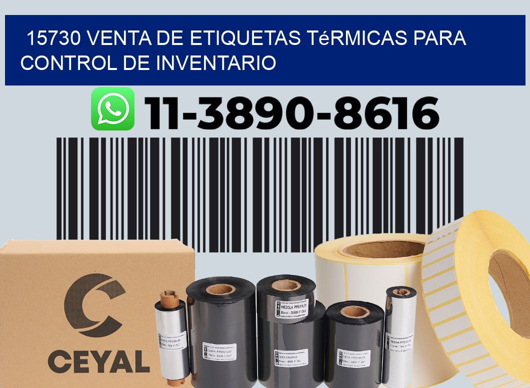 15730 venta de etiquetas térmicas para control de inventario