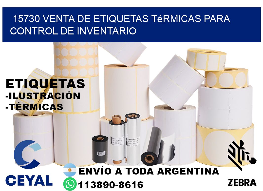 15730 venta de etiquetas térmicas para control de inventario