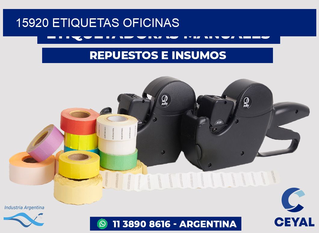15920 etiquetas oficinas