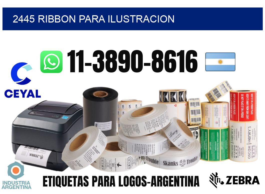 2445 ribbon para ilustracion